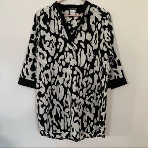 PATTERNED BLOUSE WOMEN SIZE L